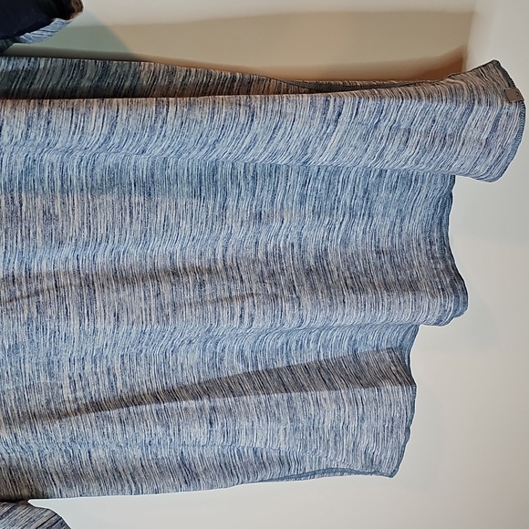 American Eagle Outfitters Blue And Gray XXL Henley Short Sleeve Shirt - Picture 3 of 7